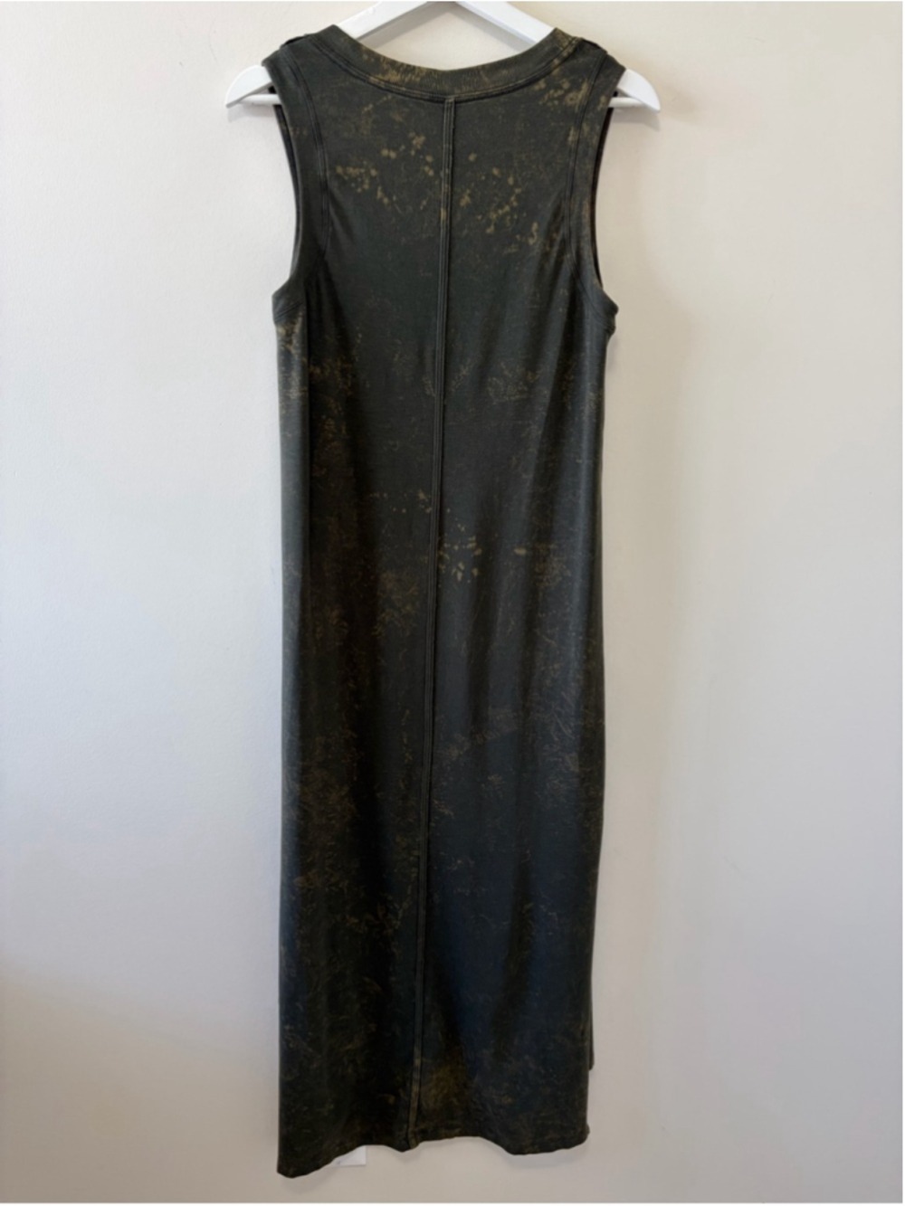 Lululemon All Yours Tank Maxi Dress Cloudy Wash Dark Olive - Picture 7 of 11